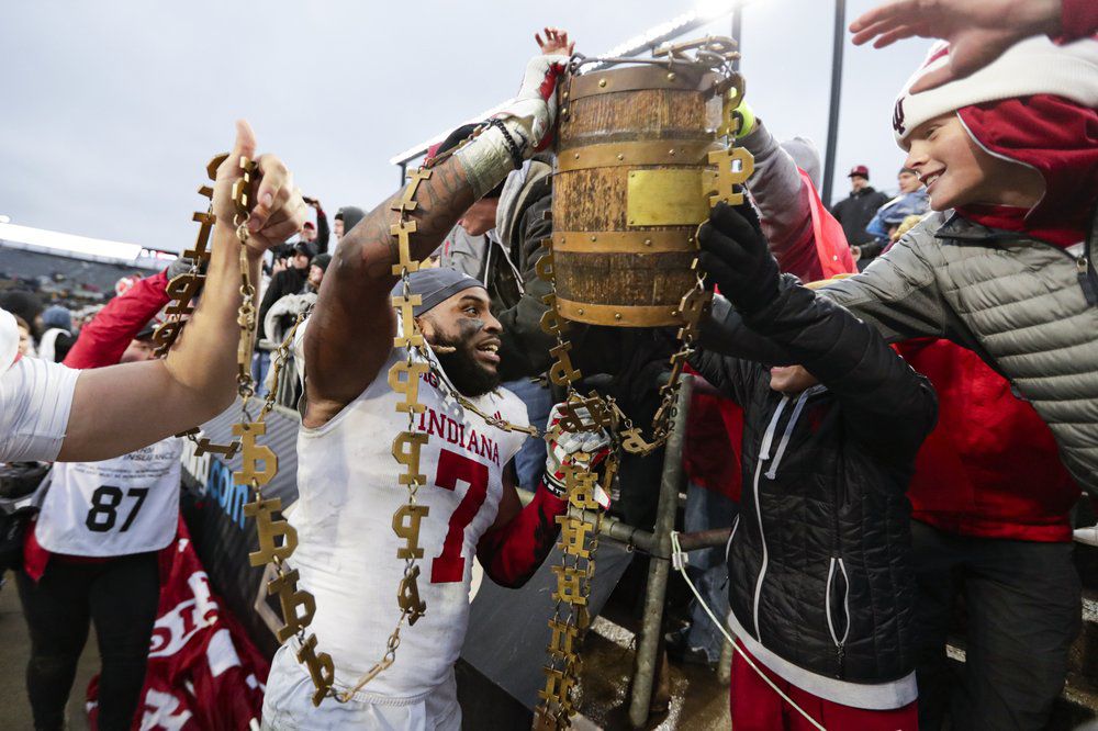Indiana-Purdue cancel football game (again), ending Rondale Moore college career?